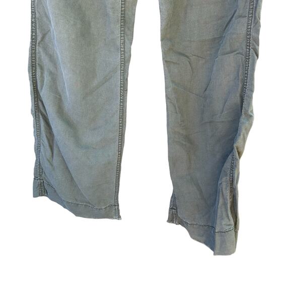 Vintage Y2K Free People Low Slung Baggy Boho Grunge Army Green Utility Pants 8 - Picture 9 of 15